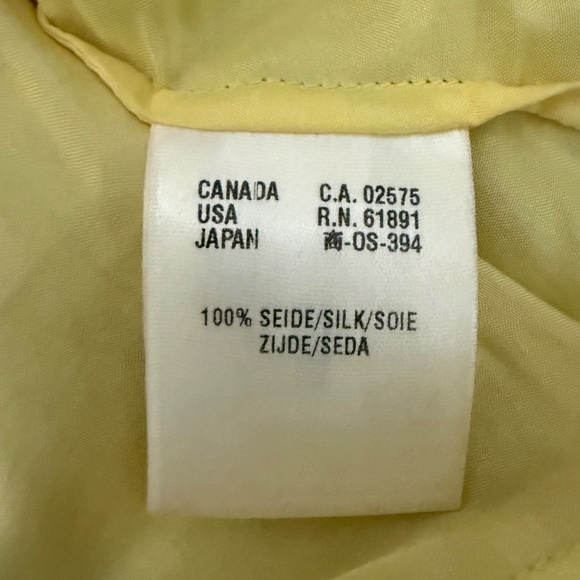 ESCADA Vintage Yellow Silk hand beaded Strappy Couture Top Size 38 - Picture 12 of 15